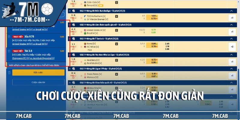 Chơi cược xiên cũng rất đơn giản